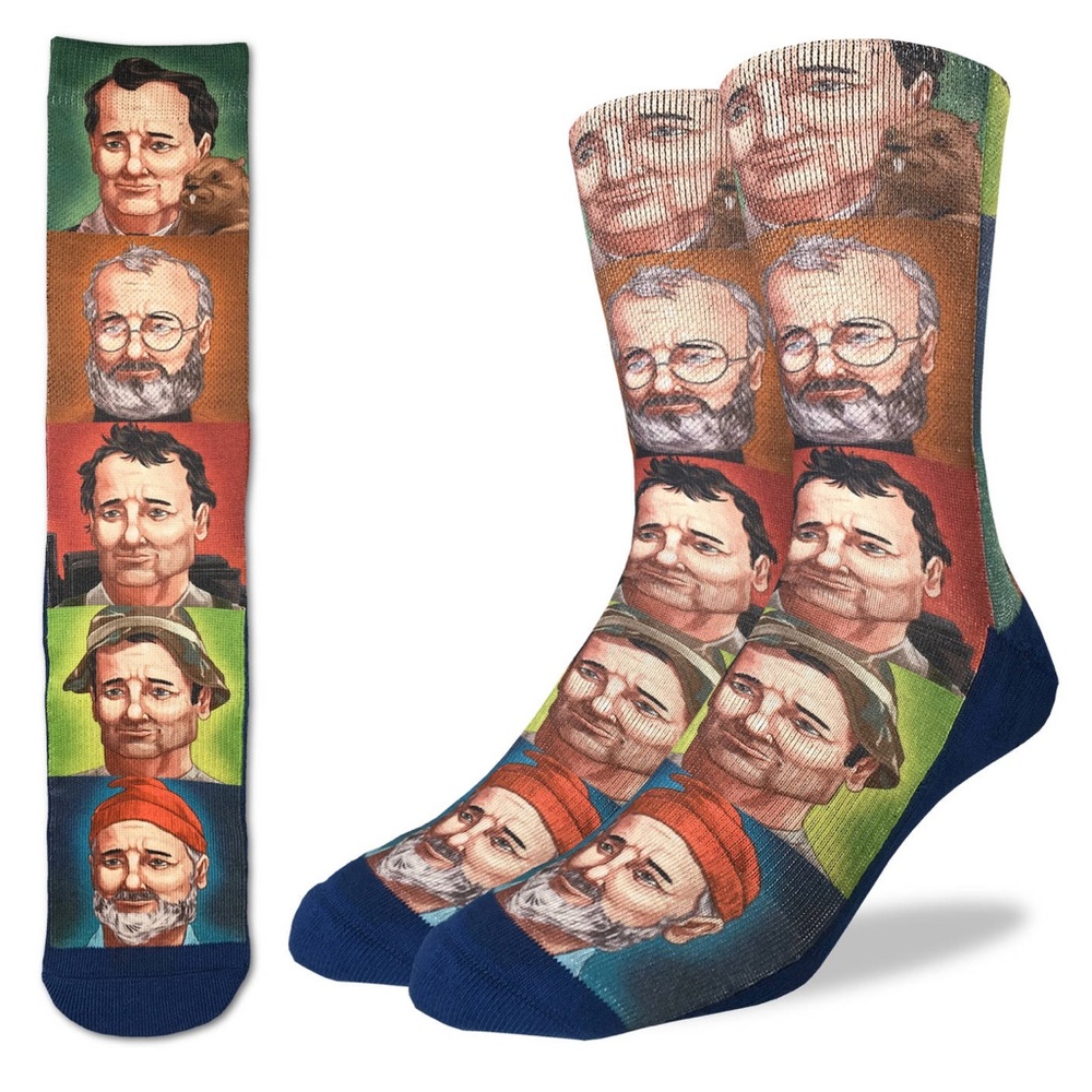 Good Luck Sock Men's Bill Murray Socks, Size 8-13 - NWT